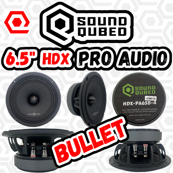 SoundQubed HDX Series Pro Audio Bullet 6.5