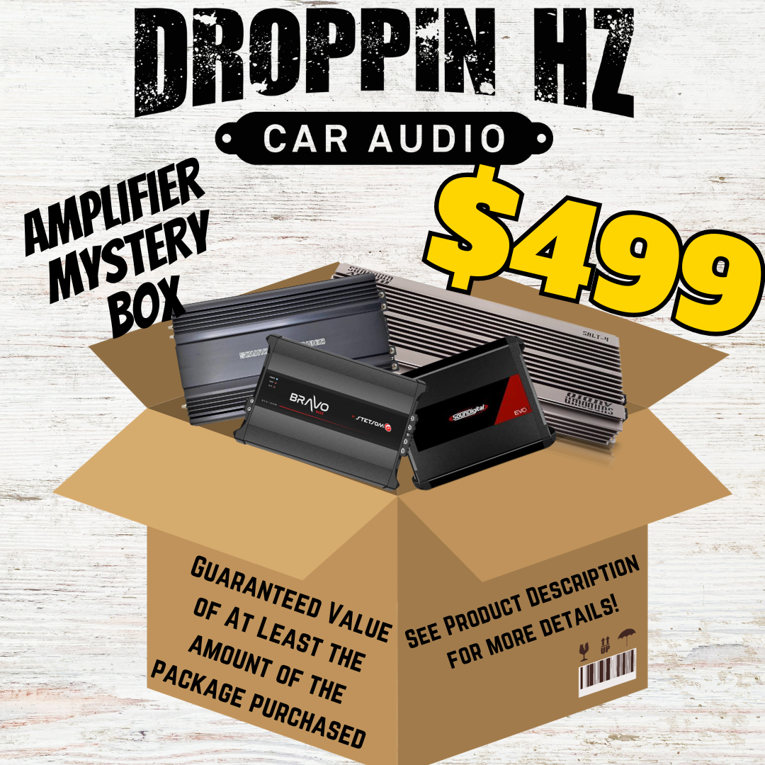 AMPLIFIER Black Friday Mystery BoxGUARANTEED ITEMS Droppin HZ Car Audio