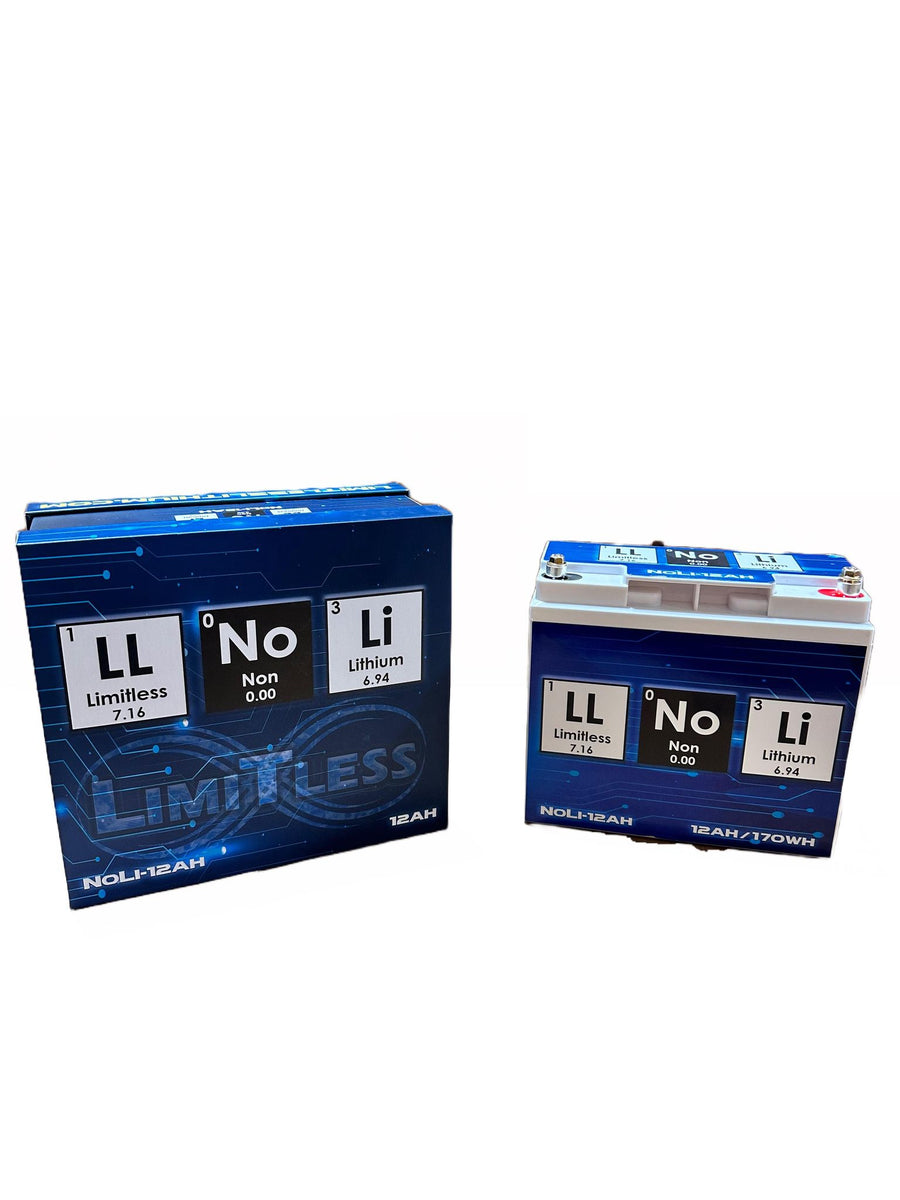 NoLi Sodium 12Ah Limitless Lithium Battery Up to 3000W 10v16v