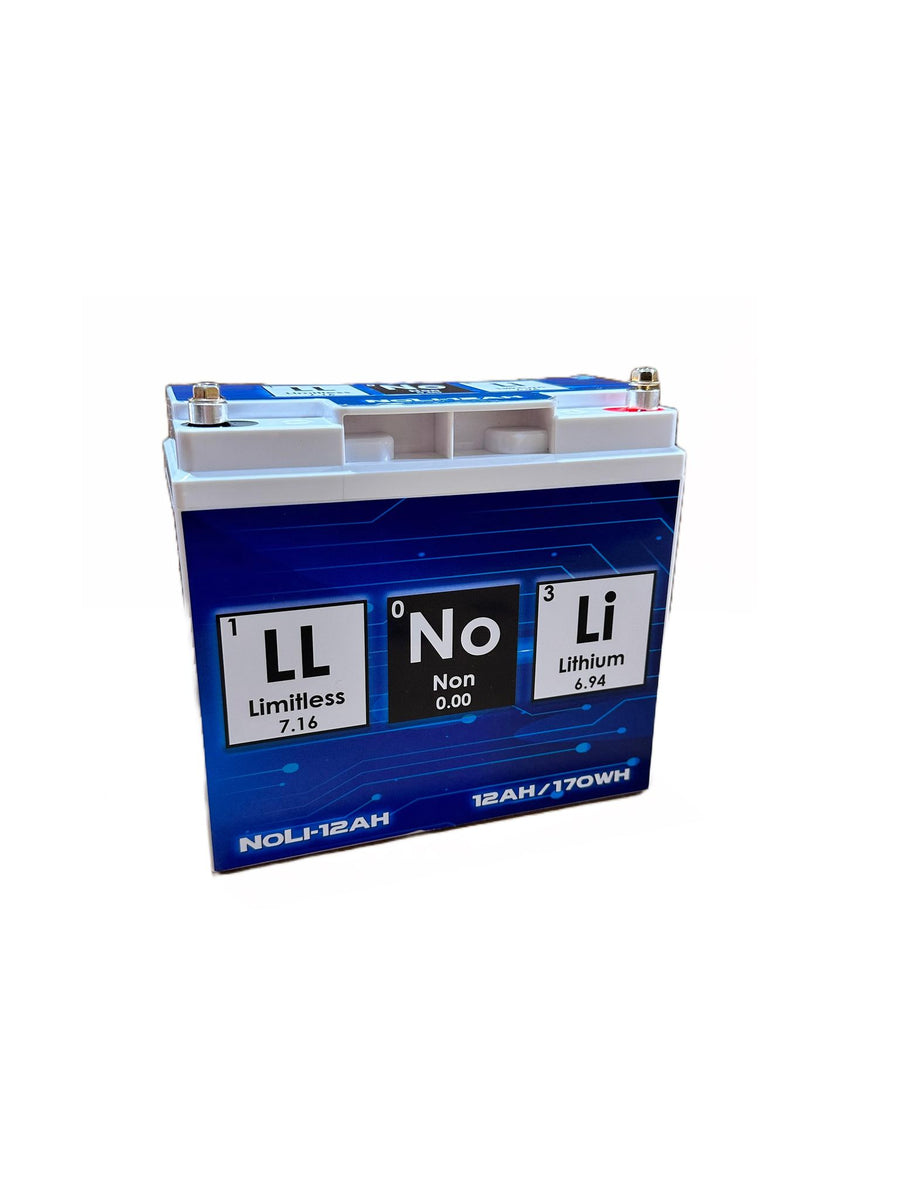 NoLi Sodium 12Ah Limitless Lithium Battery Up to 3000W 10v16v