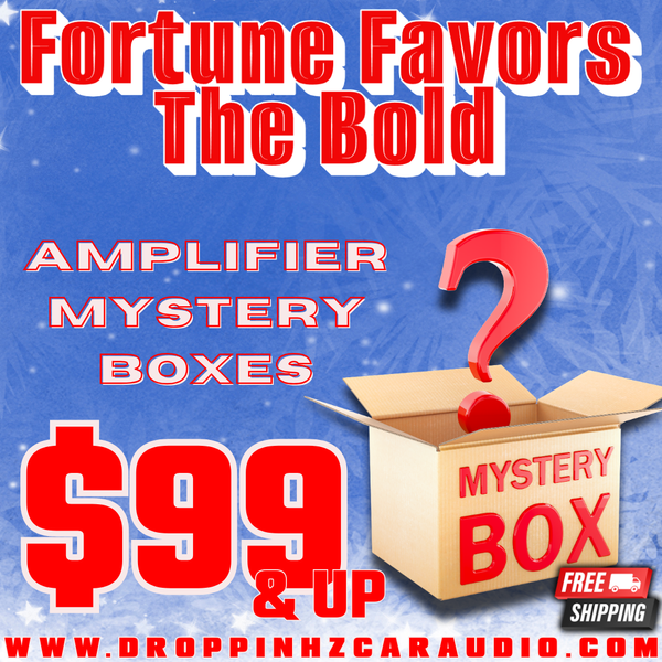 Black Friday Amplifier Mystery Box – Droppin HZ Car Audio