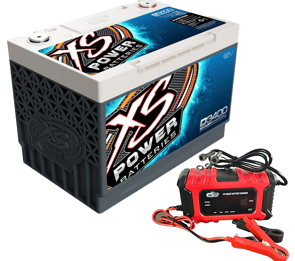 XS Power D3400 XS Series 12V 3,300 Amp AGM High Output Battery with M6 Terminal Bolt