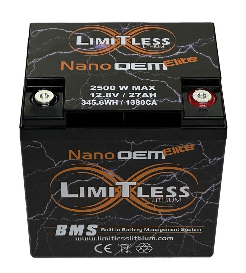 Limitless Nano OEM Elite Motorcycle / Power sports Battery Limitless Lithium