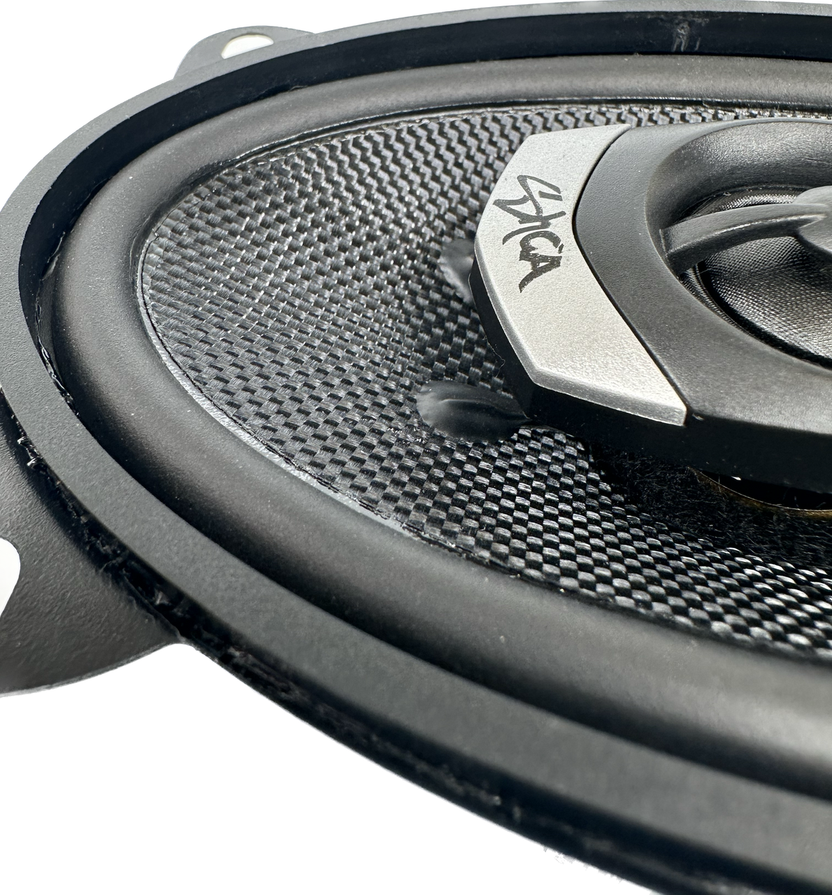 Sky High Car Audio C462 4x6" 2-Way Coaxial Speakers | Glass Fiber Cone + Pivoting Tweeter | 30W RMS (Pair)