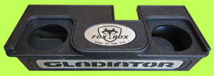 FOX ACOUSTICS JEEP JT GLADIATOR 2-10" VENTED UNDER SEAT SUBWOOFER BOX