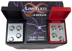 Nano -HDv3 Motorcycle / Power sports Battery Limitless Lithium