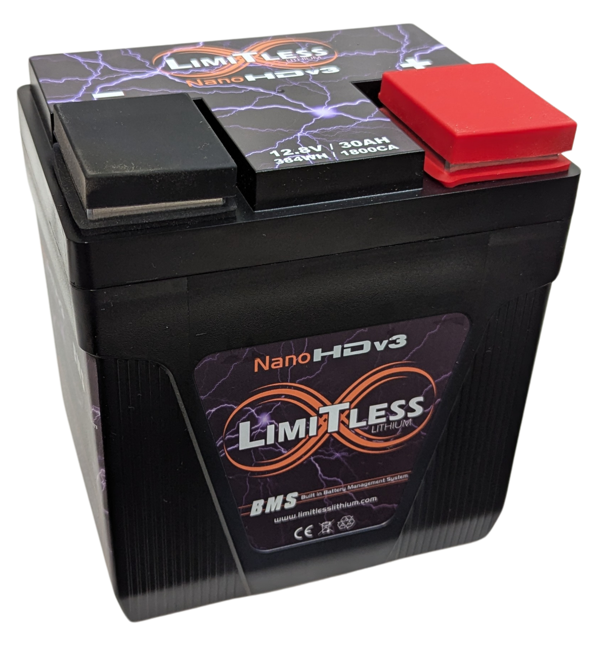 Nano -HDv3 Motorcycle / Power sports Battery Limitless Lithium