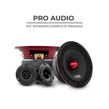 DS18 PRO-X6.4BMPK HIGH WATTAGE MID AND HIGH RANGE PACKAGE EXTREMELY LOUD PRO AUDIO 6.5