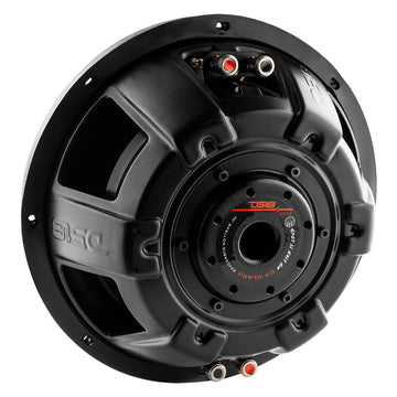 DS18 PSW10.4D 10" Dual 4-Ohm Shallow Mount Water-Resistant Subwoofer – 1000W Max, 500W RMS