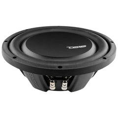DS18 PSW10.4D 10" Dual 4-Ohm Shallow Mount Water-Resistant Subwoofer – 1000W Max, 500W RMS