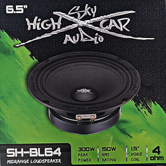 Sky High Car Audio SH-BL64 6.5" 4Ω Midrange Bullet Loudspeaker (Single)