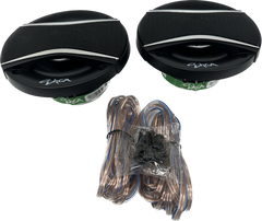 Sky High Car Audio C42 4" 2-Way Coaxial Speakers | Glass Fiber Cone + Pivoting Tweeter | 30W RMS (Pair)