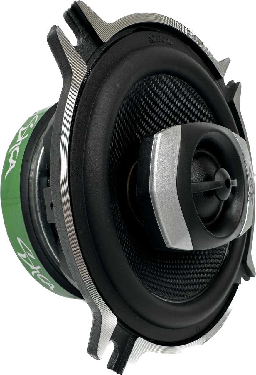 Sky High Car Audio C42 4" 2-Way Coaxial Speakers | Glass Fiber Cone + Pivoting Tweeter | 30W RMS (Pair)