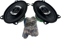 Sky High Car Audio C462 4x6" 2-Way Coaxial Speakers | Glass Fiber Cone + Pivoting Tweeter | 30W RMS (Pair)