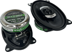 Sky High Car Audio C462 4x6" 2-Way Coaxial Speakers | Glass Fiber Cone + Pivoting Tweeter | 30W RMS (Pair)