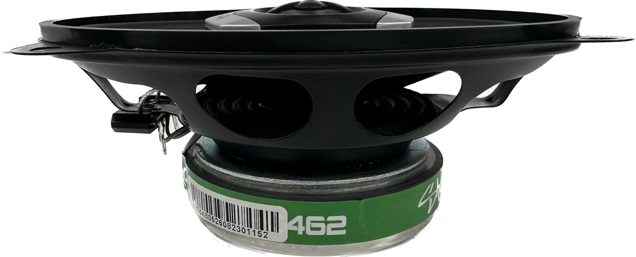 Sky High Car Audio C462 4x6" 2-Way Coaxial Speakers | Glass Fiber Cone + Pivoting Tweeter | 30W RMS (Pair)