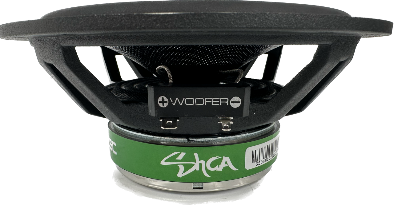 Sky High Car Audio C6C 6.5" 2-Way Component Speakers | Glass Fiber Cone | 45W RMS (Pair w/ Crossovers)