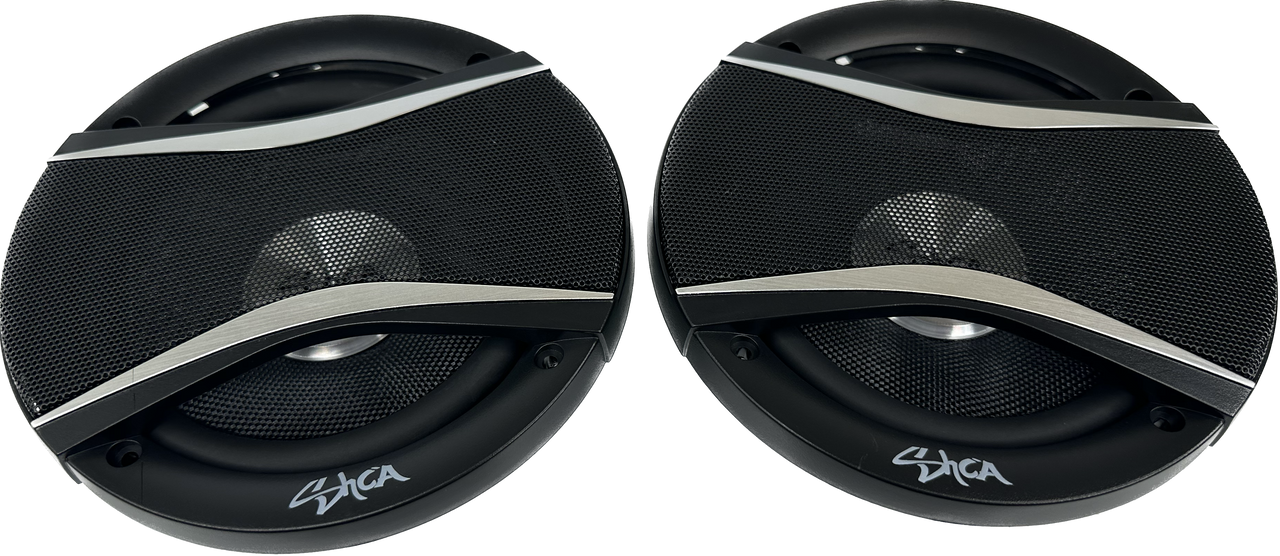 Sky High Car Audio C6C 6.5" 2-Way Component Speakers | Glass Fiber Cone | 45W RMS (Pair w/ Crossovers)