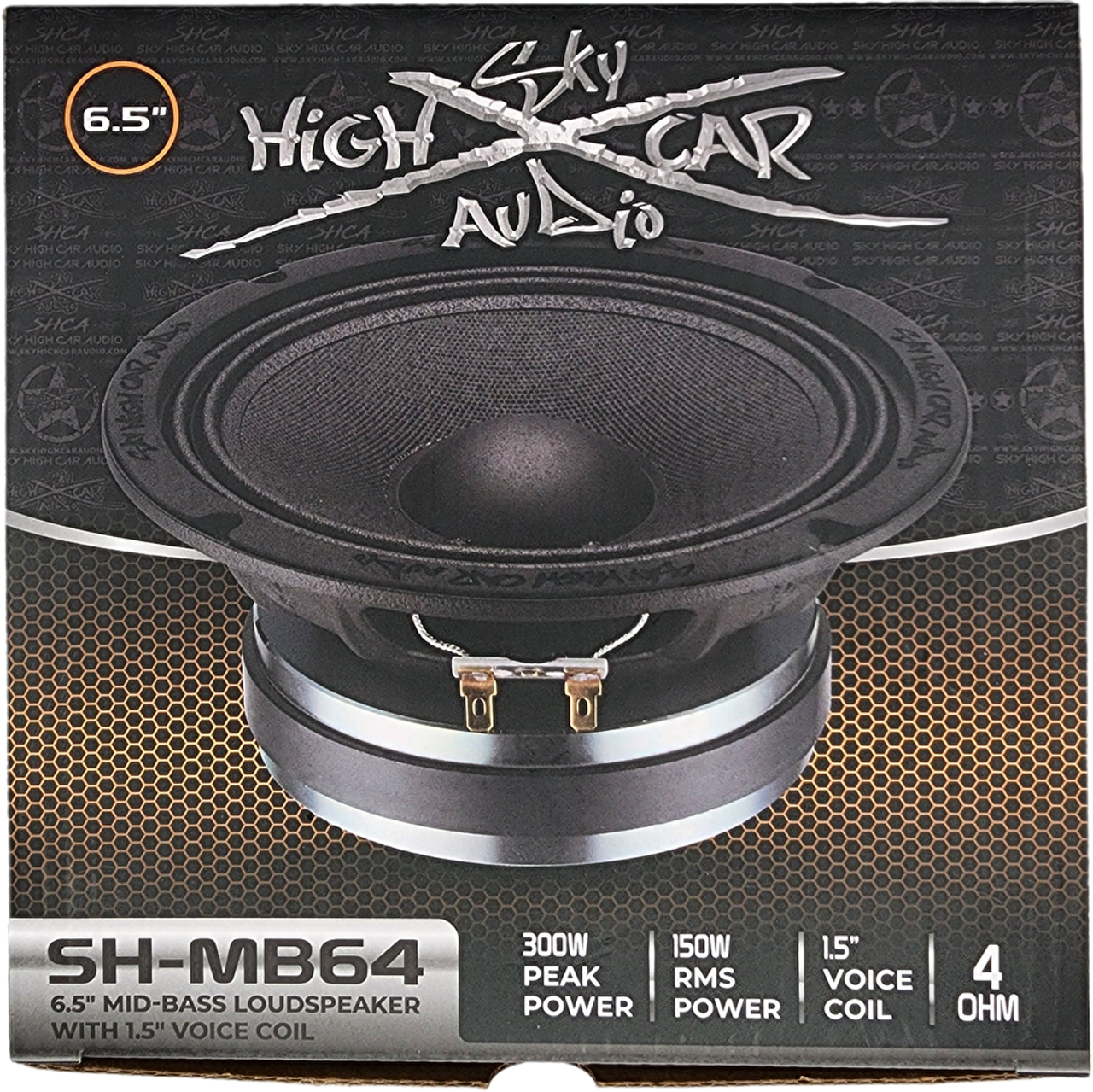 Sky High Car Audio Pro Audio MB64 6.5" Mid-Bass Loudspeaker w/ 1.5" Voice Coil (Single)
