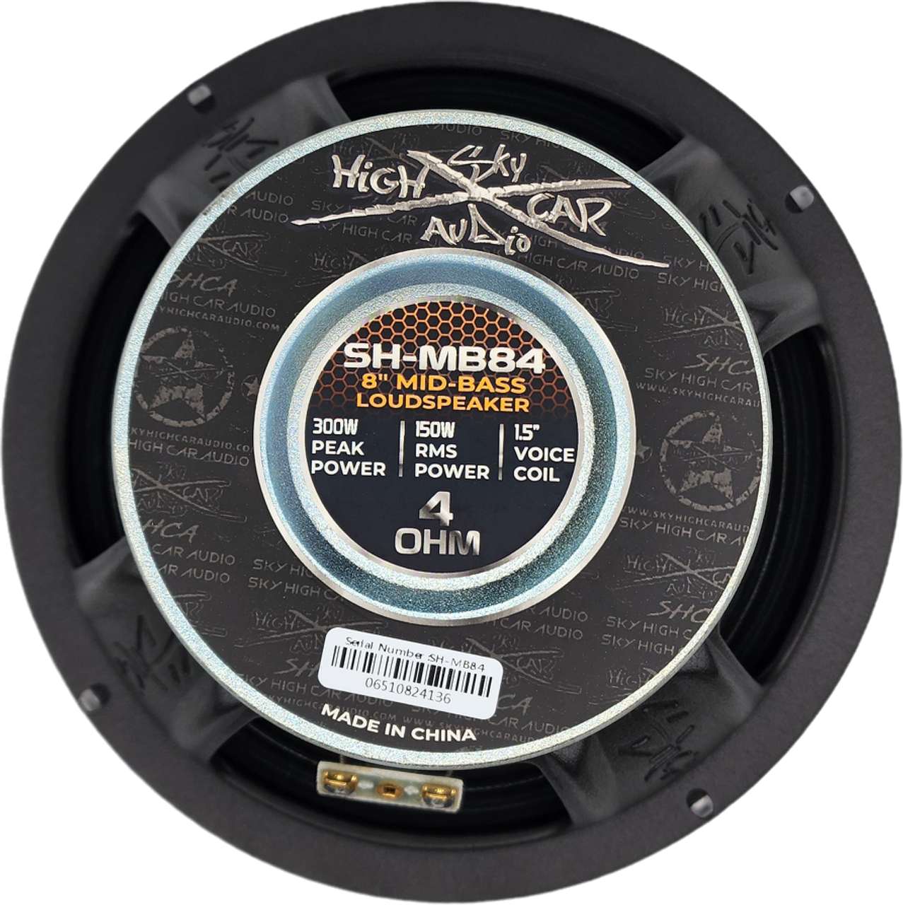 Sky High Car Audio Pro Audio MB84 8" Mid-Bass Loudspeaker w/ 1.5" Voice Coil (Single)