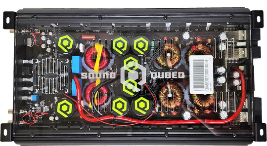 WAFFLE Decal- SoundQubed Q1-4500 4500W Amplifier