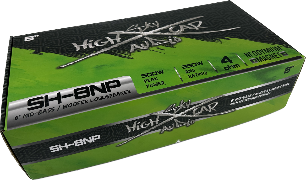 Sky High Car Audio SH-8NP 8" Neo Mid Woofer Pair (Modular Component Series)