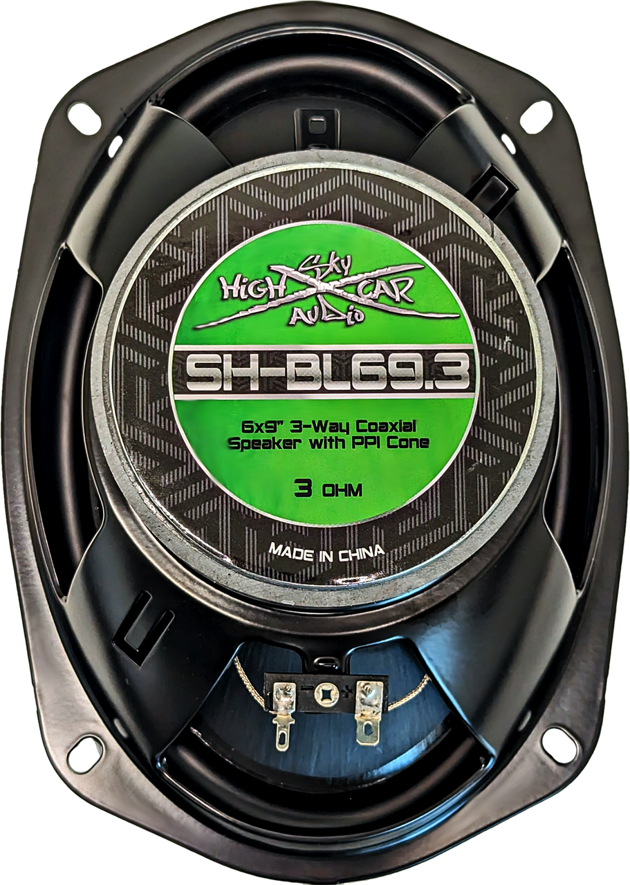 Sky High Car Audio SH-BL69.3 6x9" Coaxial Speakers | 180W RMS | 3Ω (Pair)