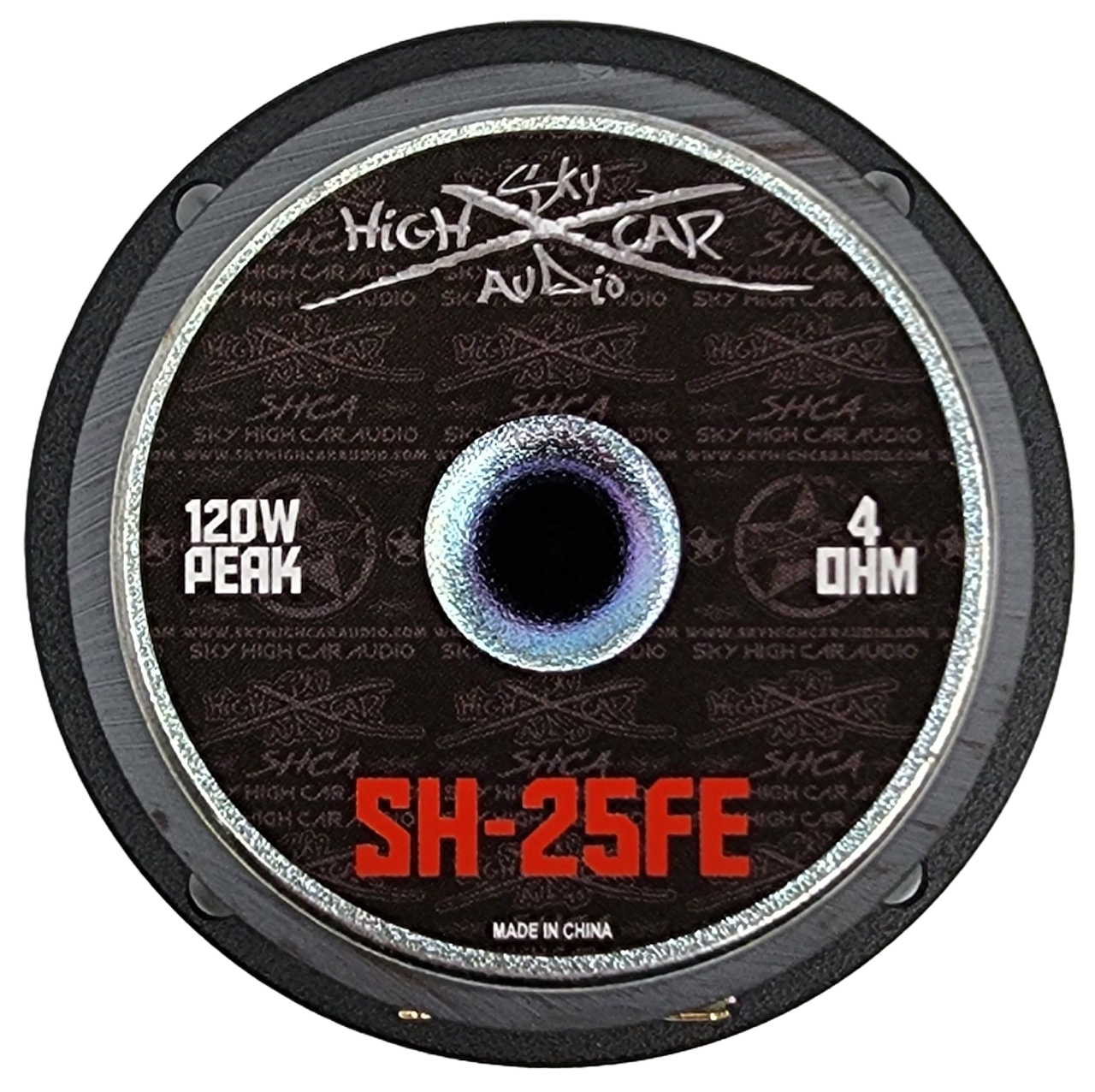 Sky High Car Audio SH-25FE 2.5" Loudspeaker Pair w/ Carbon Fiber Cone (2 Speakers)