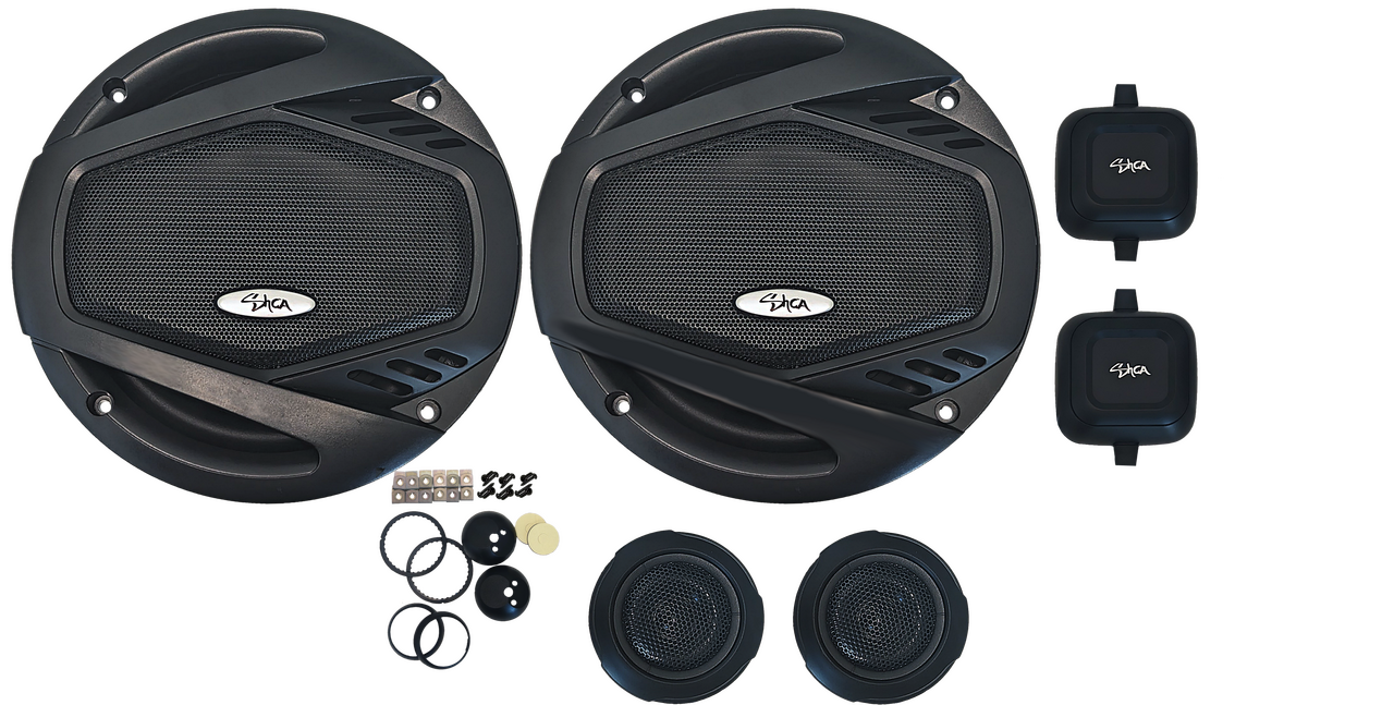 Sky High Car Audio SH-BL65C 6.5" 2-Way Component Speakers | 120W RMS | 3Ω Set (Pair)