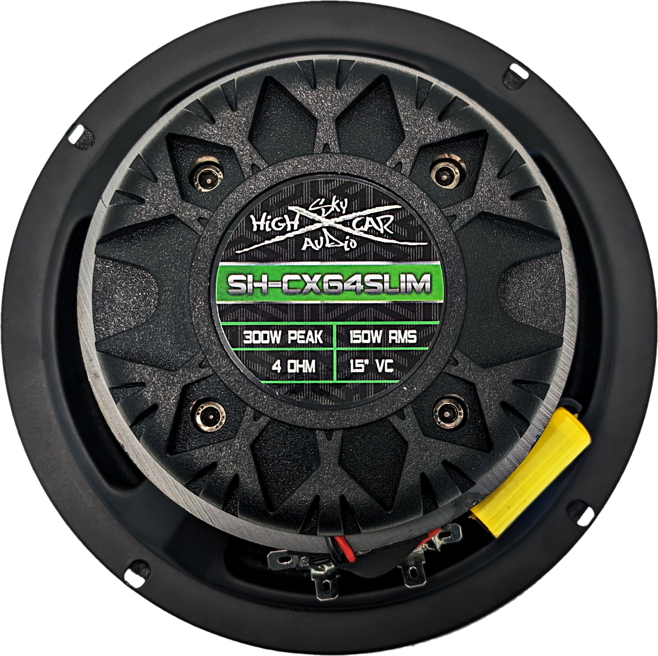 Sky High Car Audio SH-CX64SLIM 6.5" Slim Coaxial Speaker w/ Compression Driver Horn (Single)