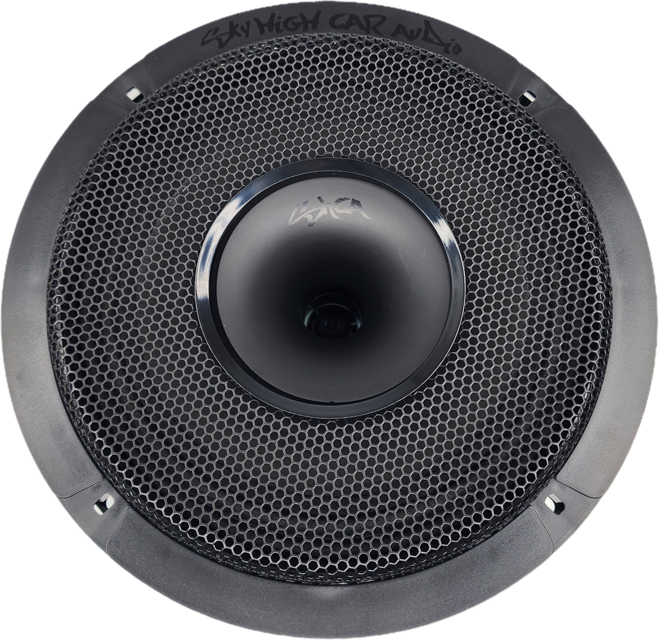 Sky High Car Audio SH-CX84SLIM 8" Slim Coaxial Speaker w/ Compression Driver Horn (Single)
