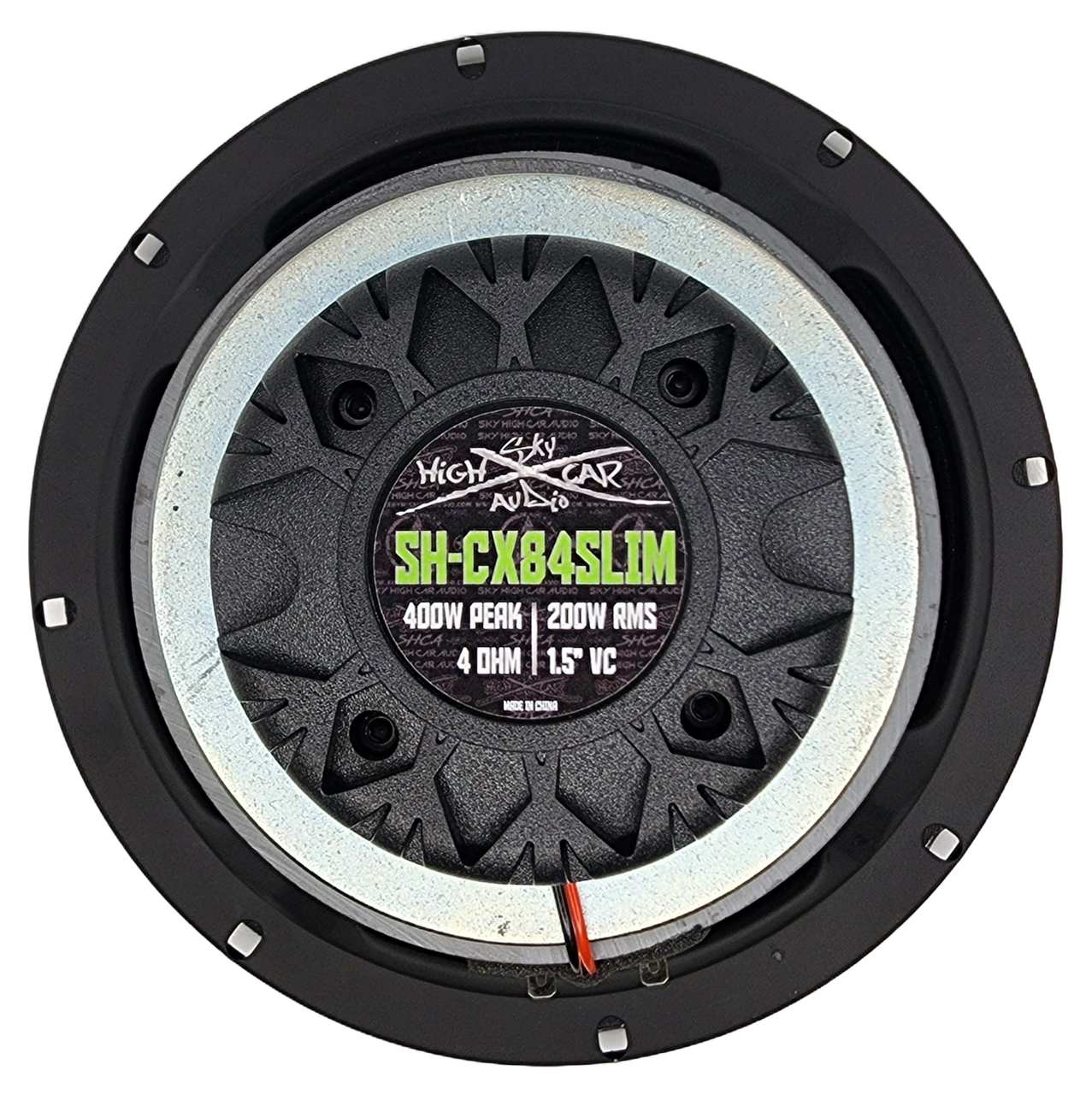 Sky High Car Audio SH-CX84SLIM 8" Slim Coaxial Speaker w/ Compression Driver Horn (Single)