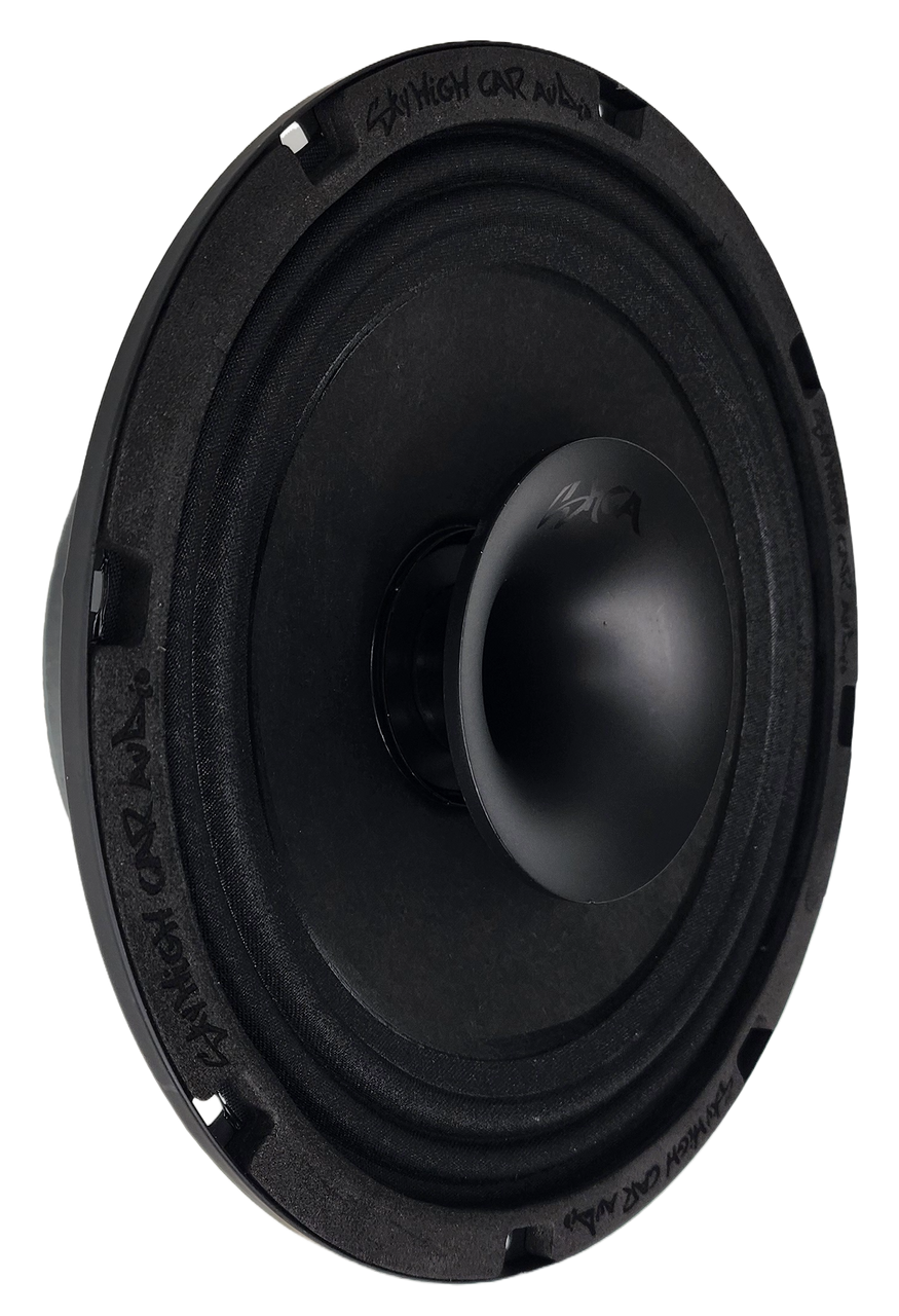 Sky High Car Audio SH-CX84SLIM 8" Slim Coaxial Speaker w/ Compression Driver Horn (Single)