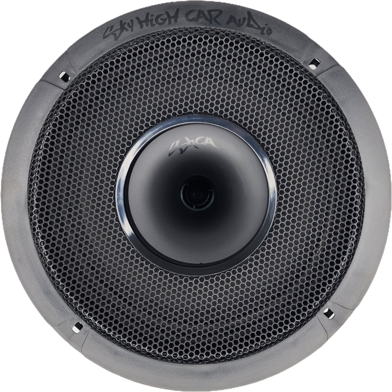 Sky High Car Audio SH-CX84SLIM 8" Slim Coaxial Speaker w/ Compression Driver Horn (Single)