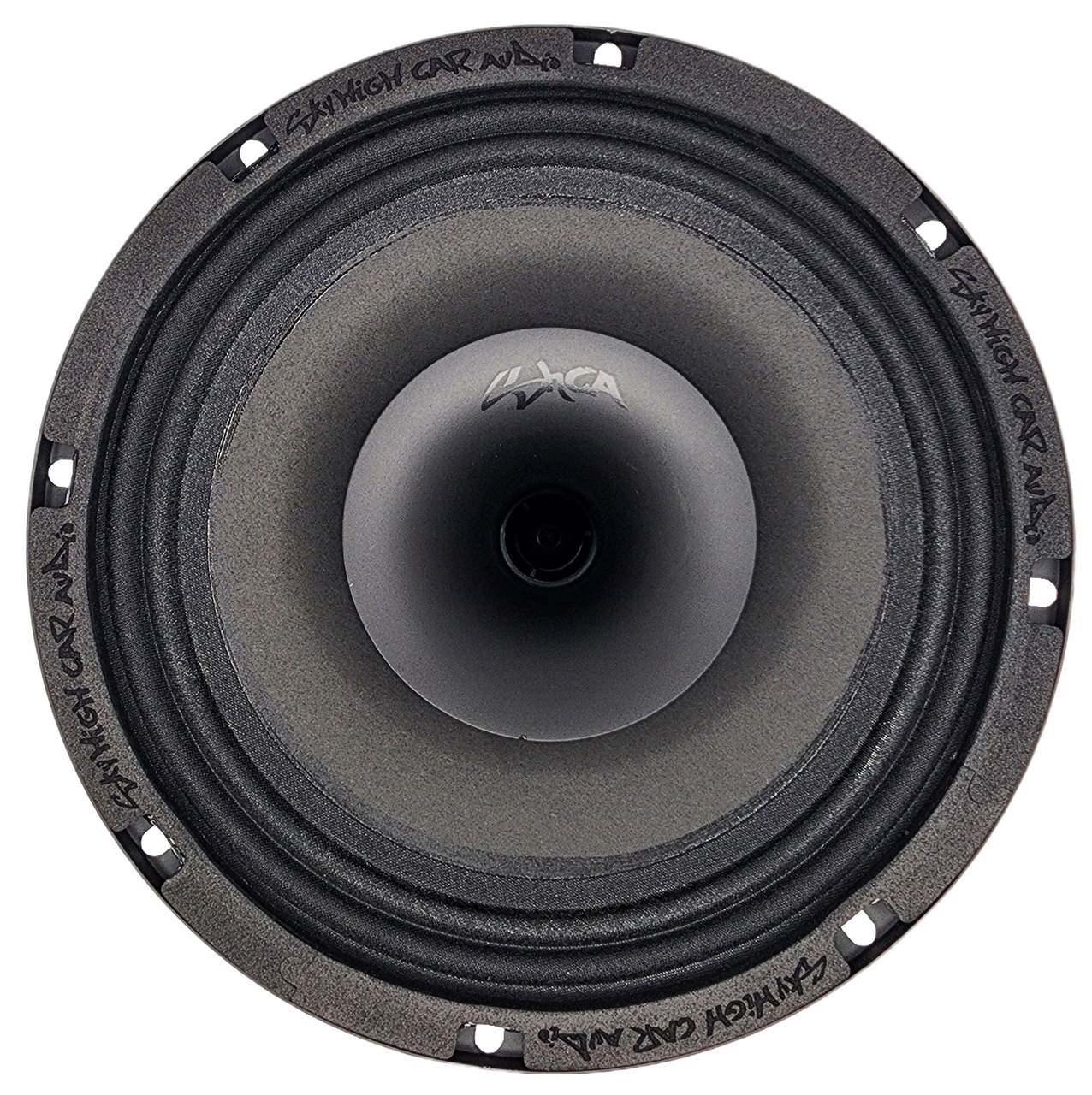 Sky High Car Audio SH-CX84SLIM 8" Slim Coaxial Speaker w/ Compression Driver Horn (Single)