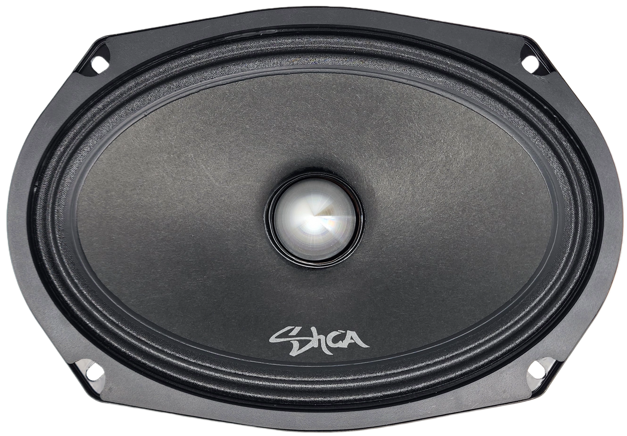 Sky High Car Audio SH-EL694B 6x9" Midrange Loudspeaker w/ Aluminum Bullet (Single)