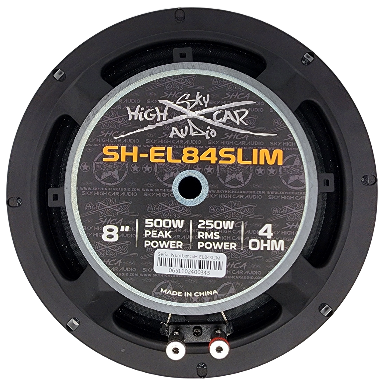 Sky High Car Audio SH-EL84SLIM 8" Slim Pro Audio Midrange Loudspeaker (Single)