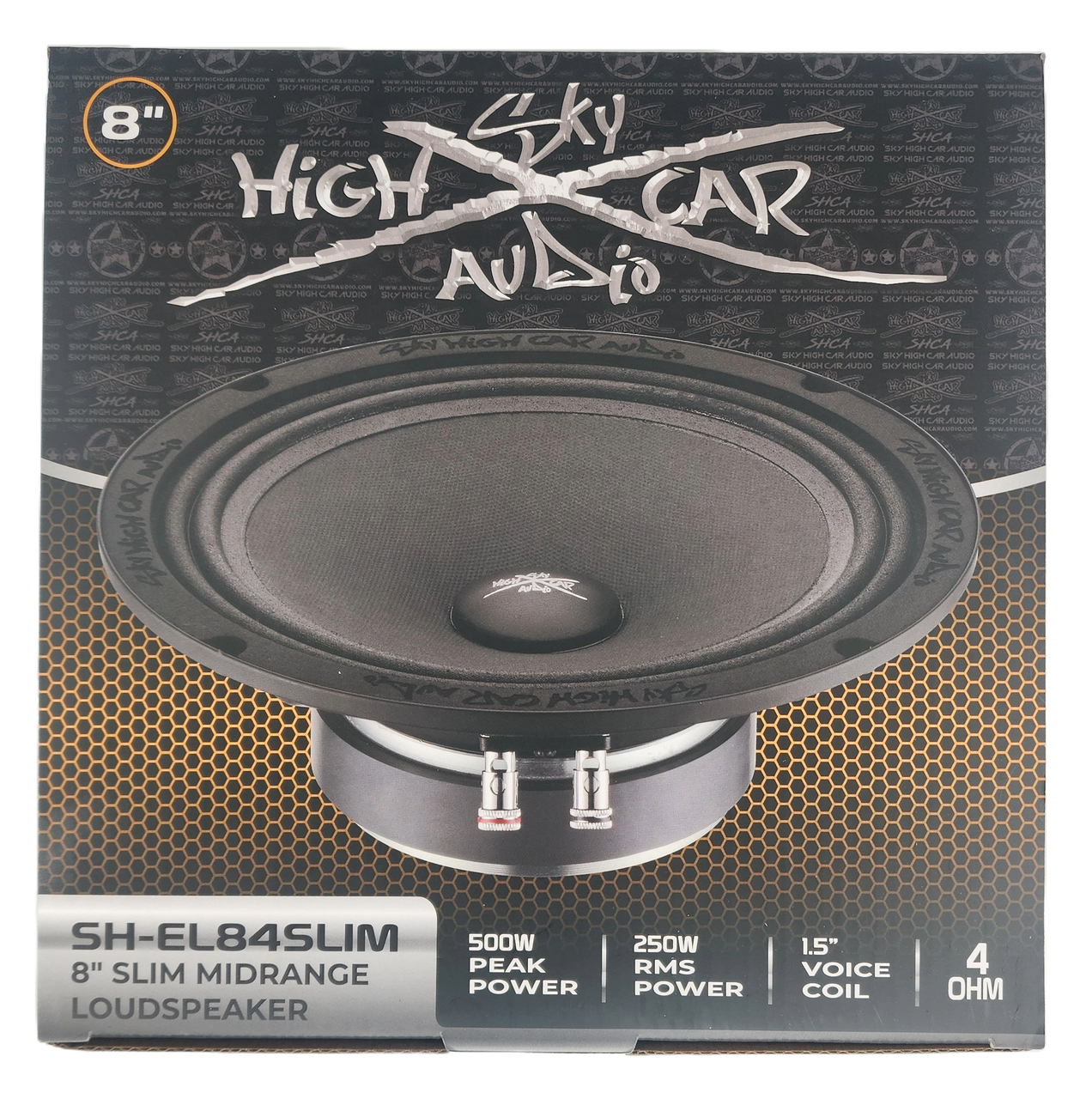 Sky High Car Audio SH-EL84SLIM 8" Slim Pro Audio Midrange Loudspeaker (Single)