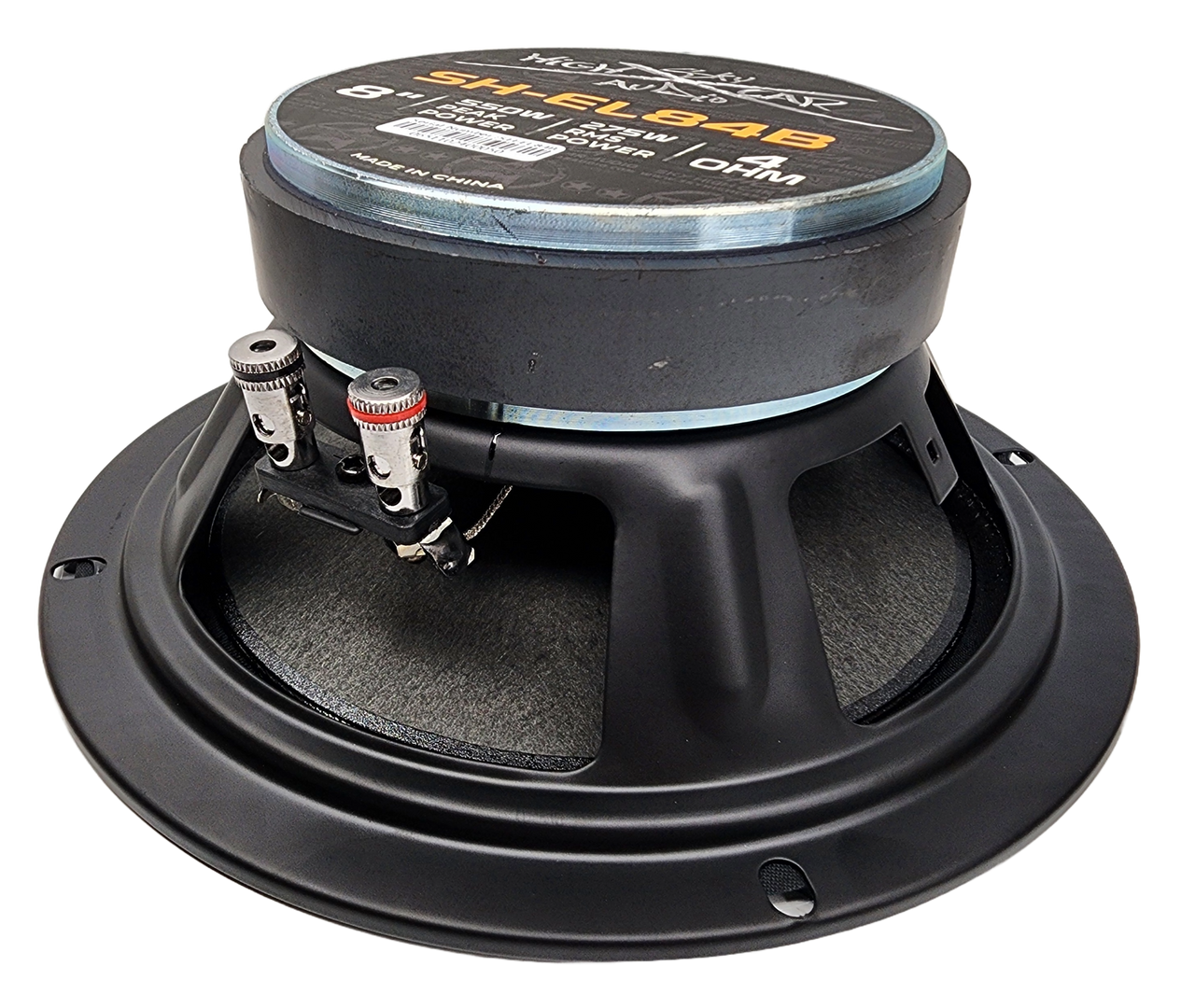 Sky High Car Audio SH-EL84B 8" Midrange Loudspeaker w/ Aluminum Bullet (Single)