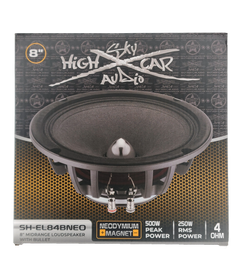 Sky High Car Audio SH-EL84BNEO 8" Neodymium Bullet Midrange Loudspeaker (Single)