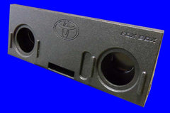 FOX ACOUSTICS 2014-2021 TOYOTA TUNDRA CREW MAX DUAL 10" VENTED SUBWOOFER BOX