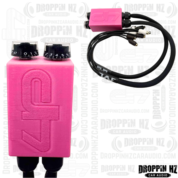 LAF Plastic ECO Dual Bass Knob – Pink | Dual RCA Controller