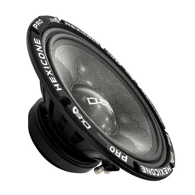 DOWN4SOUND Hexicone PRO 100 SS8 All SZN - 10" Carbon Fiber Pro Audio Speaker - 300W RMS, 8 Ohm