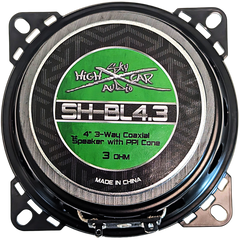 Sky High Car Audio SH-BL4.3 4" Coaxial Speakers | 75W RMS | 3Ω (Pair)