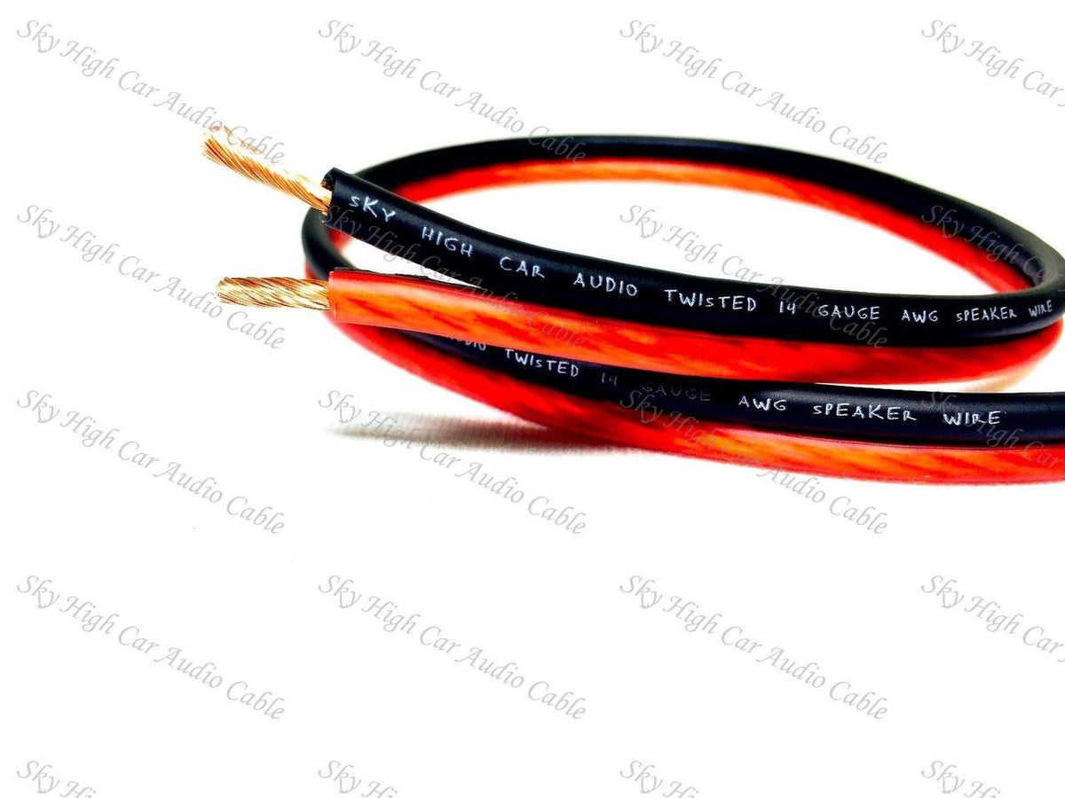 Sky High Car Audio 14 Gauge CCA Speaker Wire Droppin HZ Car Audio