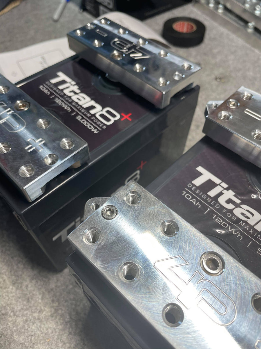 XS Power Titan8 Modular Buss Bars Lug Style Droppin HZ Car Audio