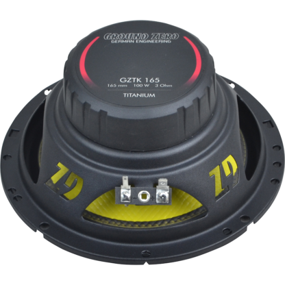 Ground Zero GZTC 165.3-ACT 165 mm / 6.5″ 3-way component speaker system for active use