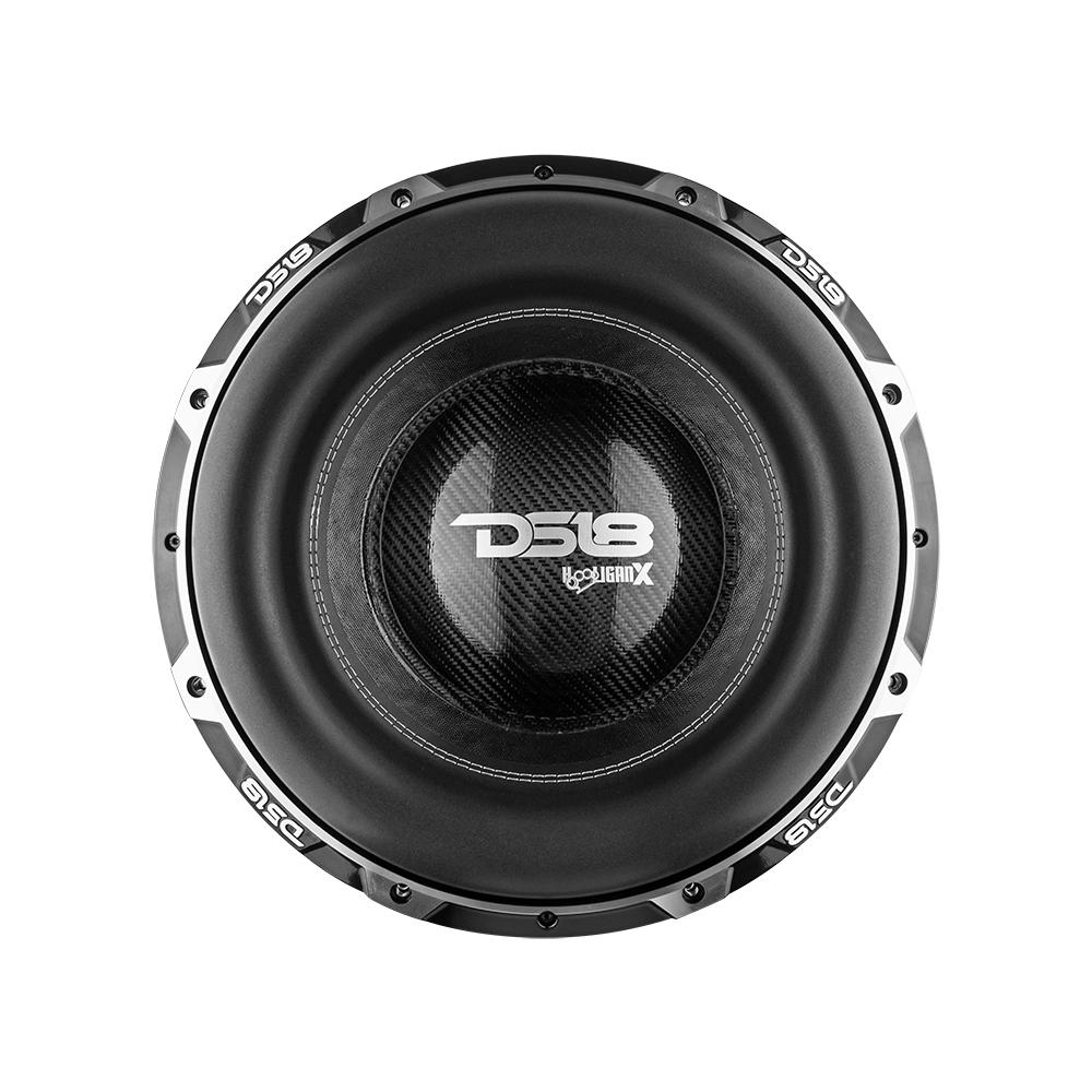 DS18 HOOL-X15.4DHE 15" High Excursion Subwoofer – 4000W RMS, 6000W Max, Dual 4-Ohm 4" Voice Coil