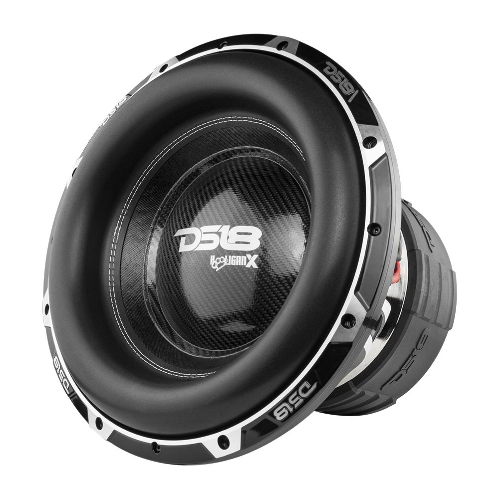 DS18 HOOL-X15.4DHE 15" High Excursion Subwoofer – 4000W RMS, 6000W Max, Dual 4-Ohm 4" Voice Coil