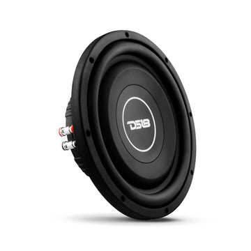 DS18 SRW10.4D 10" Dual 4-Ohm Shallow Mount Subwoofer – 400W Max, 200W RMS